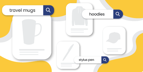 Example of searching for a promo product