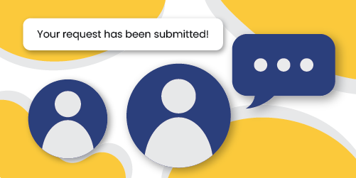 Submitting request and waiting for a rep to reach out